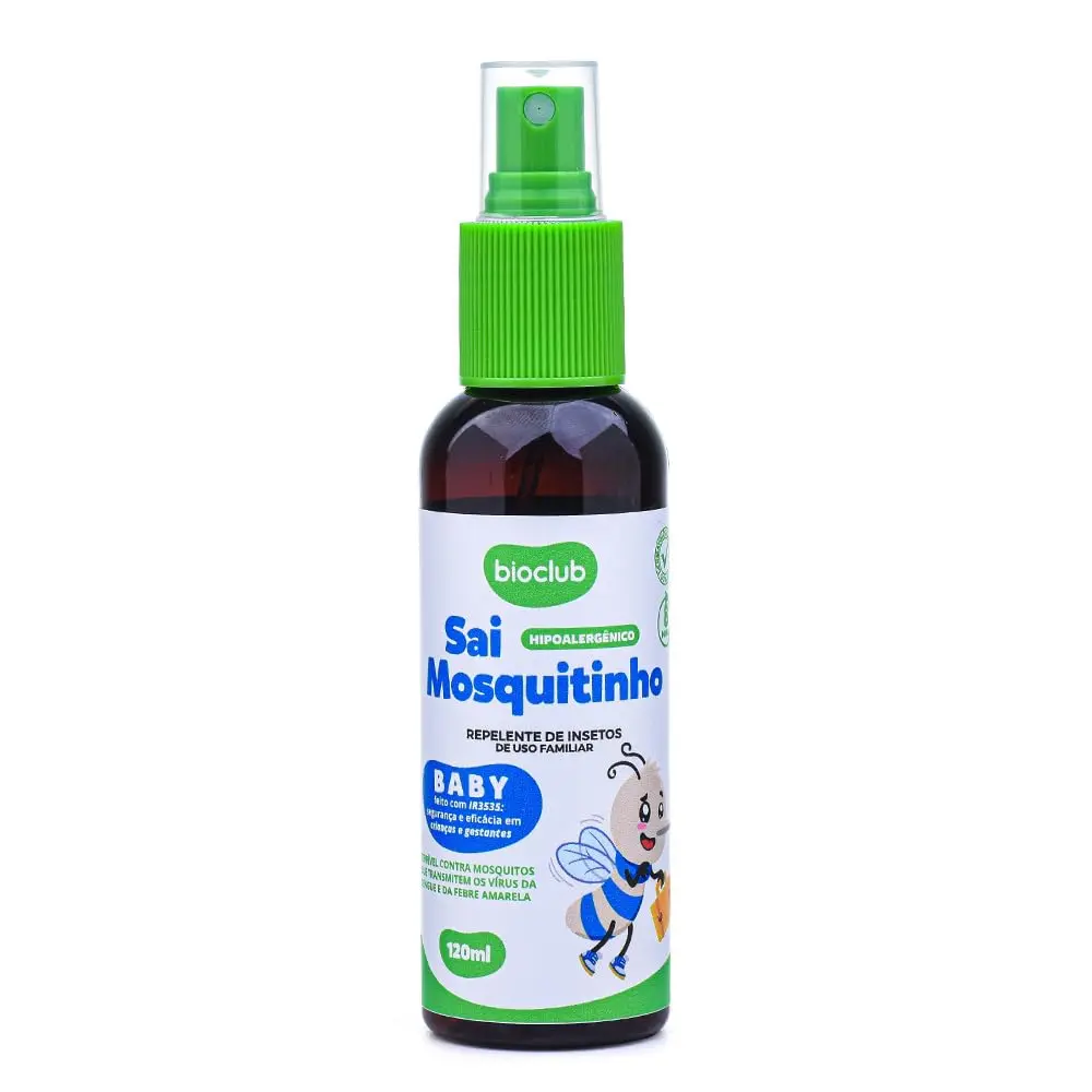 Repelente de Insetos Bioclub Sai Mosquitinho, Incolor