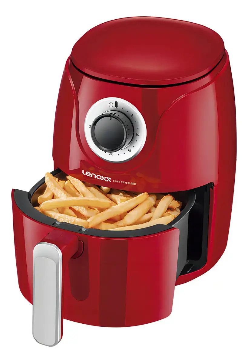 Fritadeira air fryer Lenoxx easy fryer vermelha Pfr905 cor vermelho