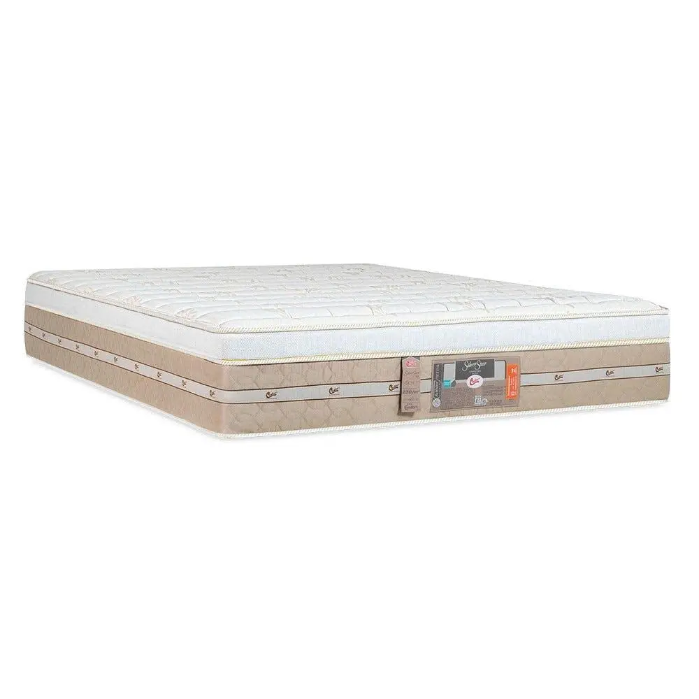Colchao Casal Castor Silver Star Mola Pocket Air One Face 138X188X032 - 1