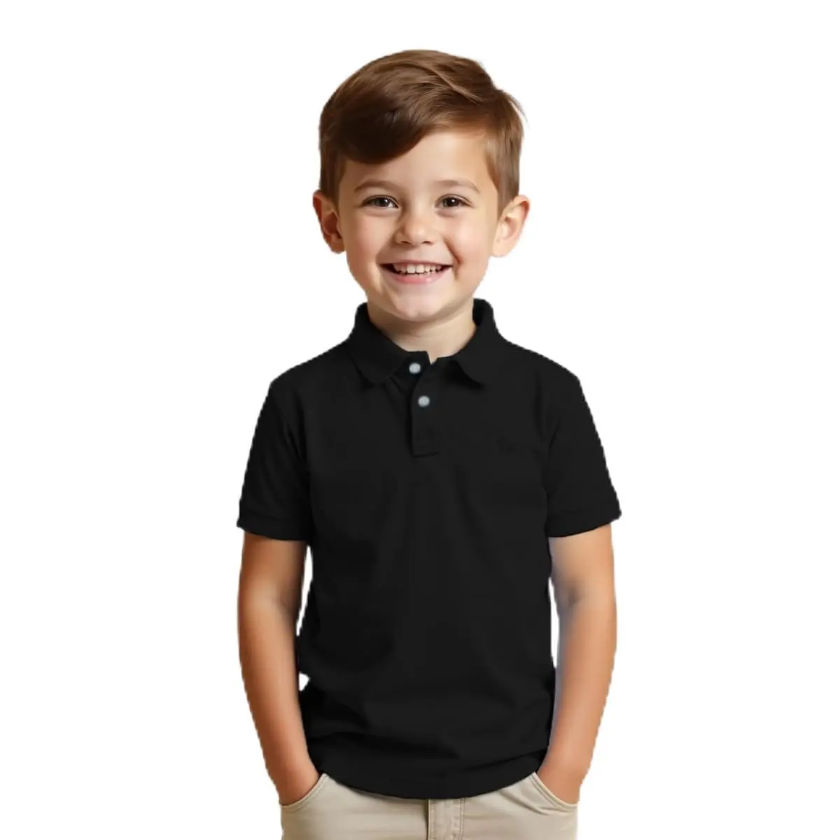 Camisa Polo Basica Infantil Masculina - 1