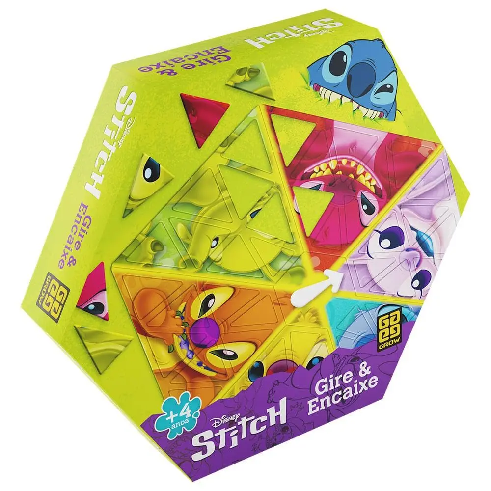 Jogo Gire e Encaixe - Stitch