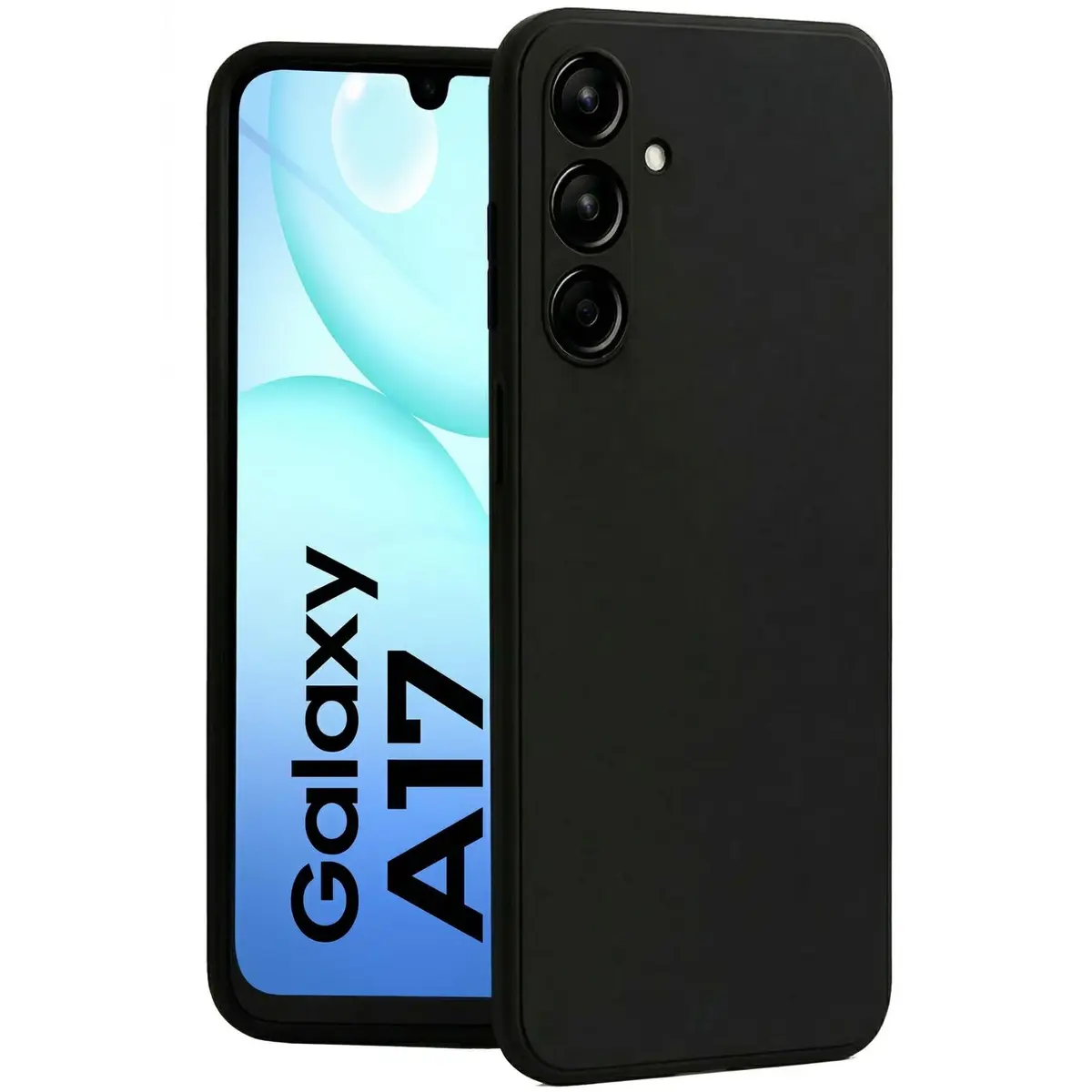Capa para Samsung [Galaxy A17] Capinha Premium Ultra Slim Case com Proteção de Camera, Anti Impacto e Resistente, Anti Riscos, Leve, Aveludada e Design Elegante (Preto)