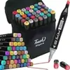 Conjunto Canetinhas Dupla Ponta 48 Cores - 1