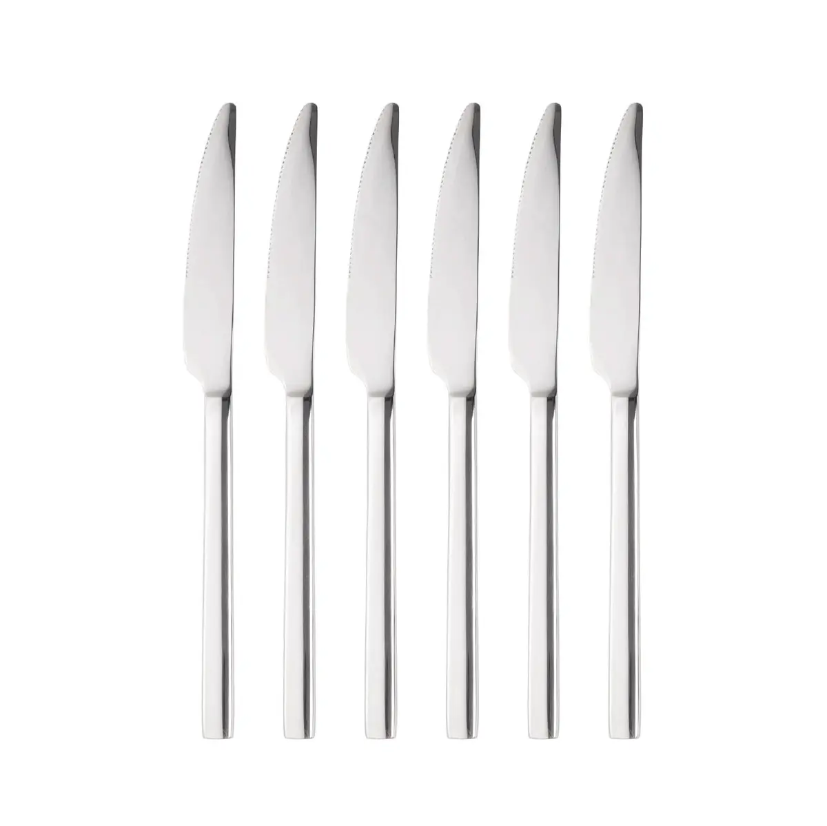 WOLFF - Conjunto 6 Facas para Churrasco de Aço Inox Viena - 1