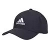 Boné Adidas Aba Curva Strapback Sportwear Logo - Preto+Branco - 1