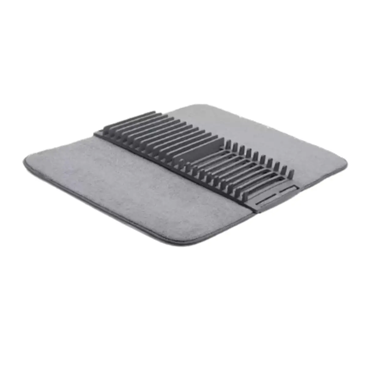 Tapete Escorredor De Louça Microfibra Com Rack Plástico Removível Pias Bancadas