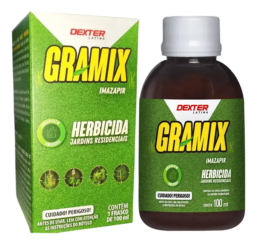 Gramix Herbicida Seletivo Gramado Ervas Daninhas 100ml