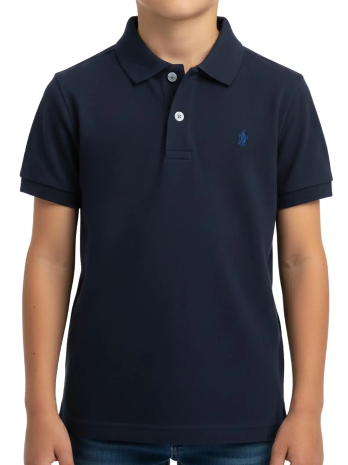 Camiseta Polo Juvenil Menino Confortável Algodão Poliéster Premium
