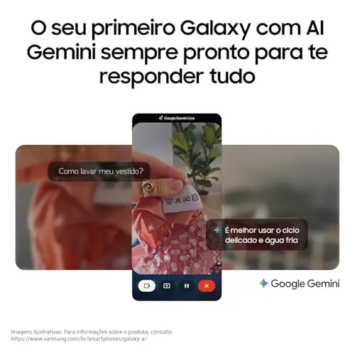 Celular Samsung Galaxy A17, 256GB, 8GB, 50MP Tela 6.7", IP54 - Preto thumbnail 3