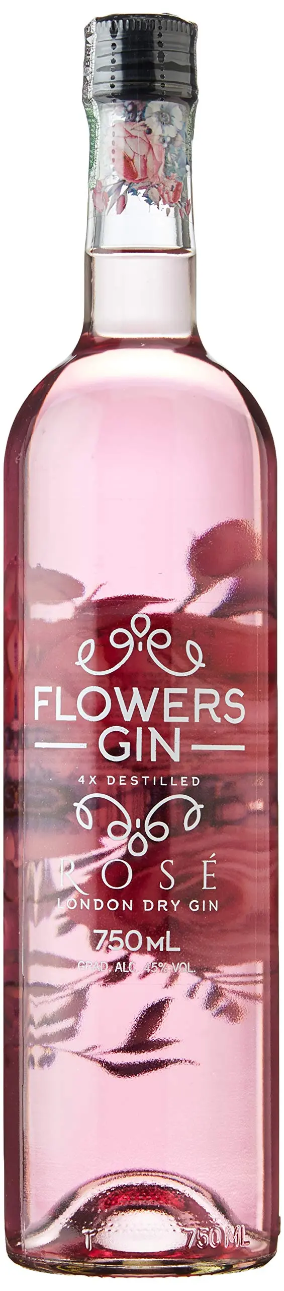 Gin Flowers Rose 750 Ml Flowers Sabor