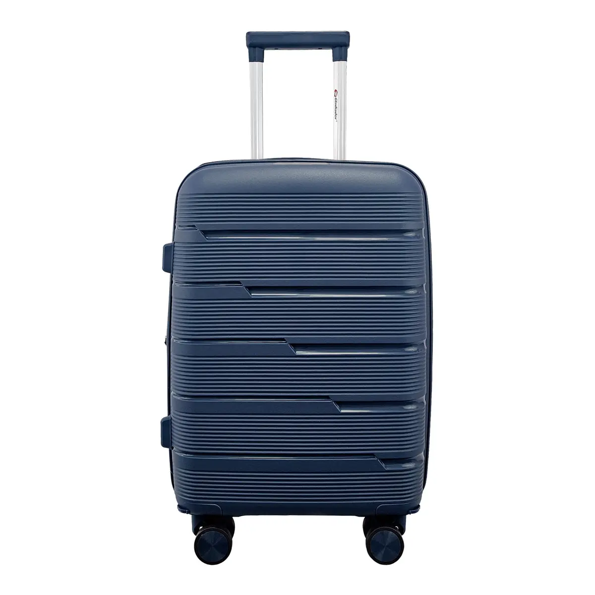 Mala de Bordo 10kg em Polipropileno com Cadeado TSA Rodas 360 Removíveis Gladiador P2 (Azul Marinho)