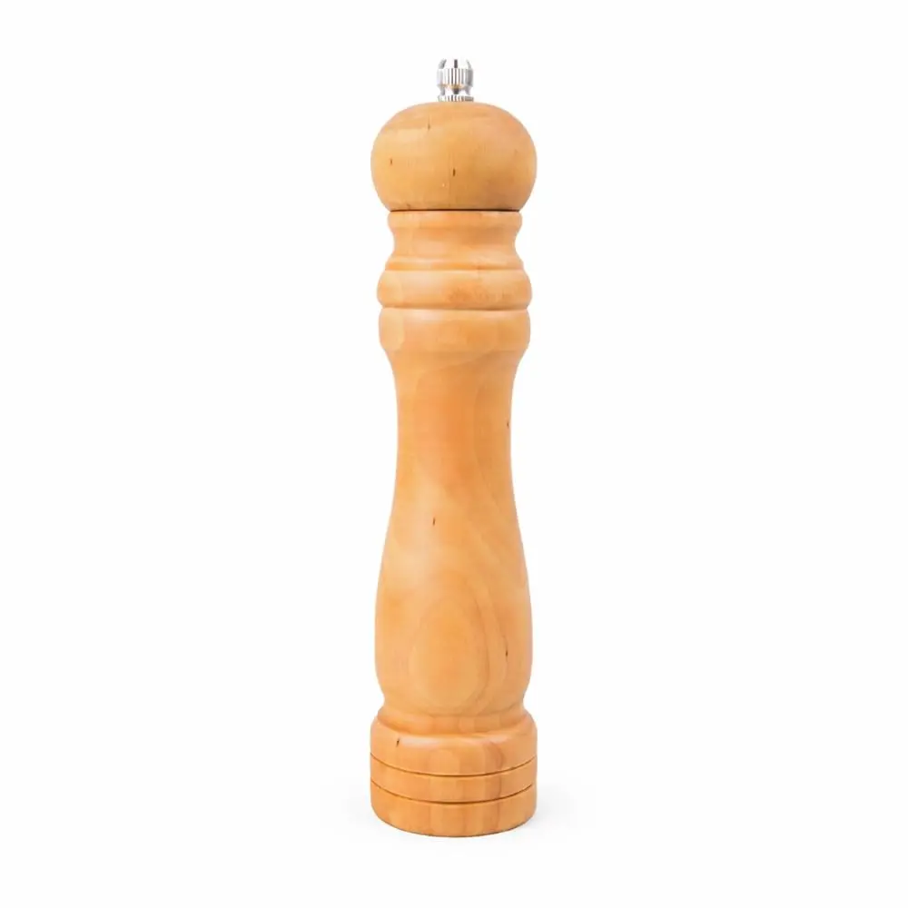 Moedor de Pimenta e Sal em Madeira Premium 20cm com Regulagem | Moagem precisa para temperos frescos - 1