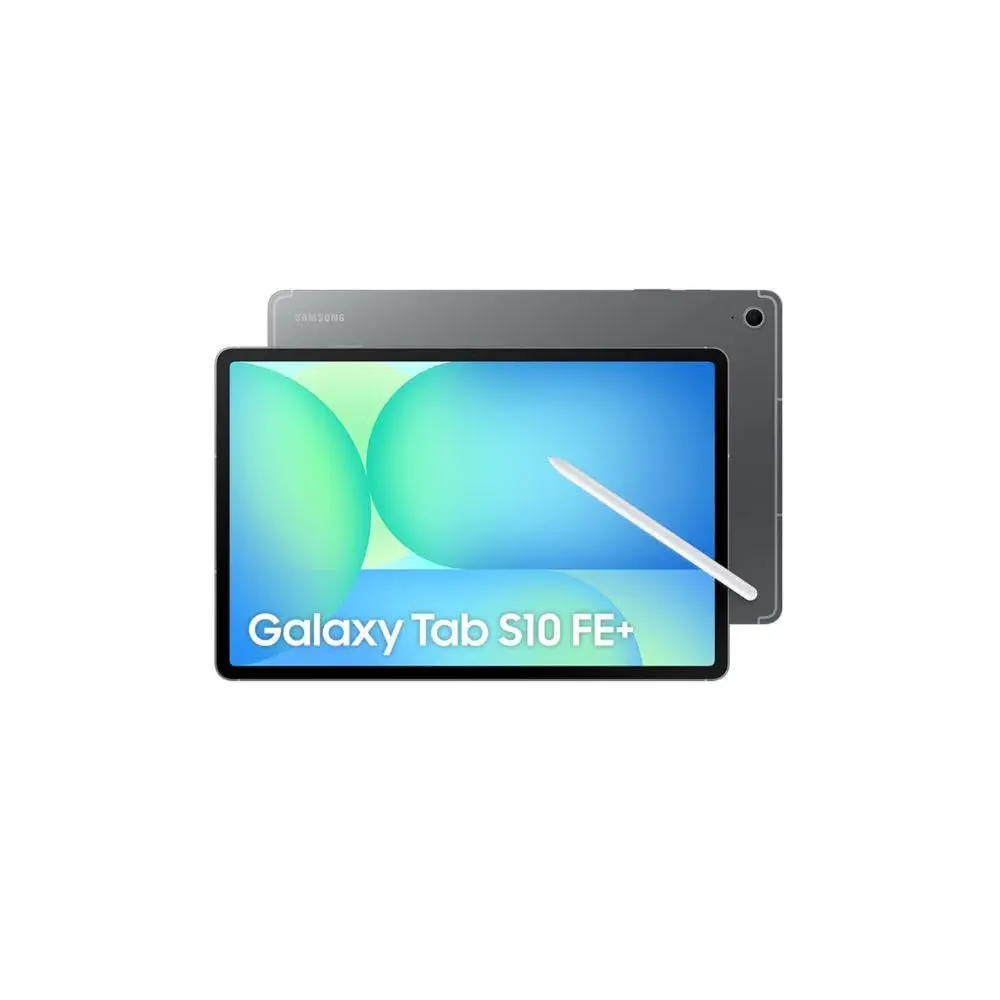 Samsung Tablet Galaxy Tab S10 FE+ 5G, Cinza, 128GB, 8GB, Tela 13.1" 90Hz, S Pen e Capa Inclusas