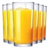 Jogo de Copos de Vidro Long Drink para Água e Suco 255ml 6pcs Ruvolo - 1