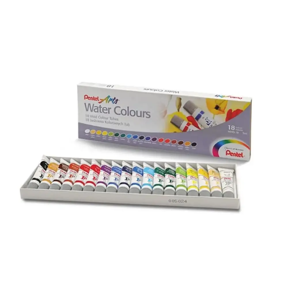 Pentel Tinta Aquarela 18 Cores WFRS-18 - 1