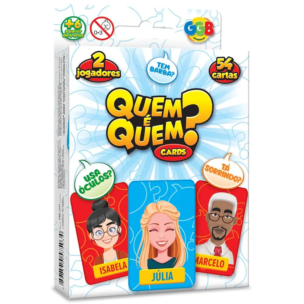 GGB Jogo Quem é Quem Cards 56 Cartas