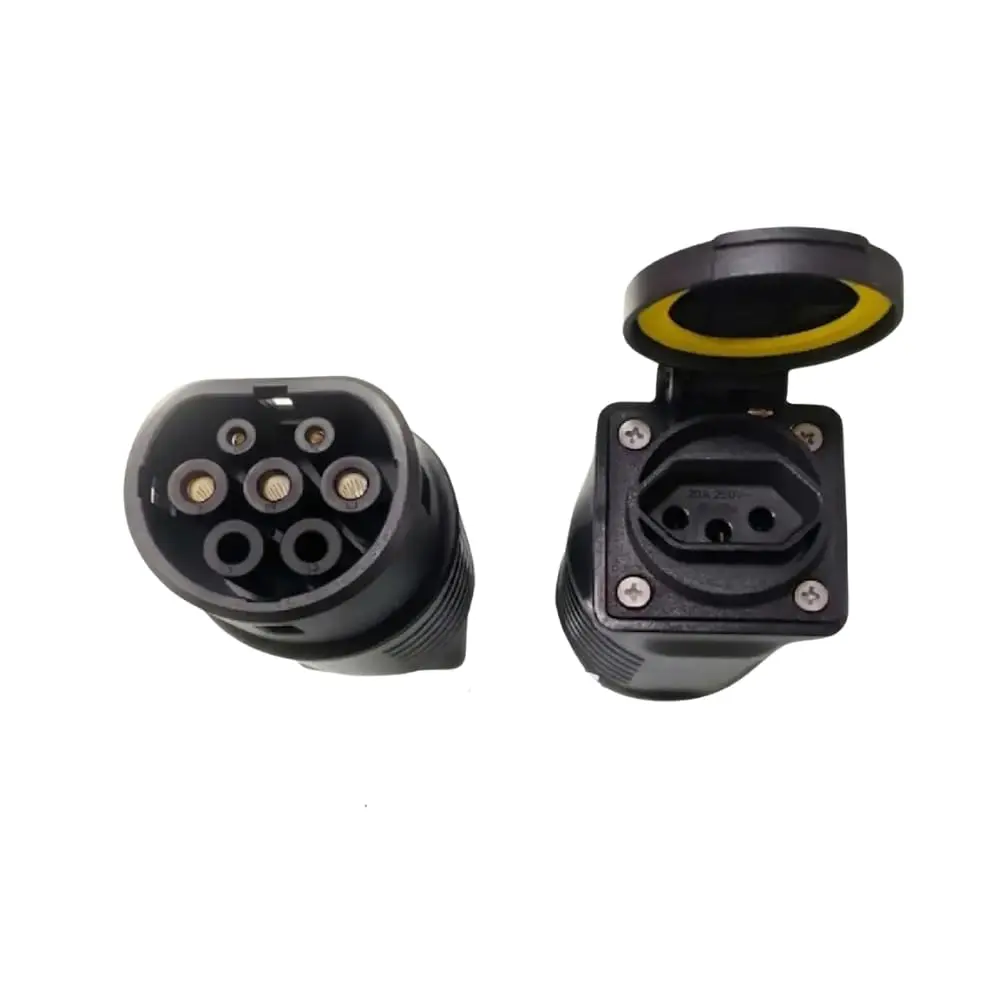 Adaptador V2L Tipo 2 para Carro Elétrico Saída 220V 20A | Compatível com BYD, Compatível com GWM - 1