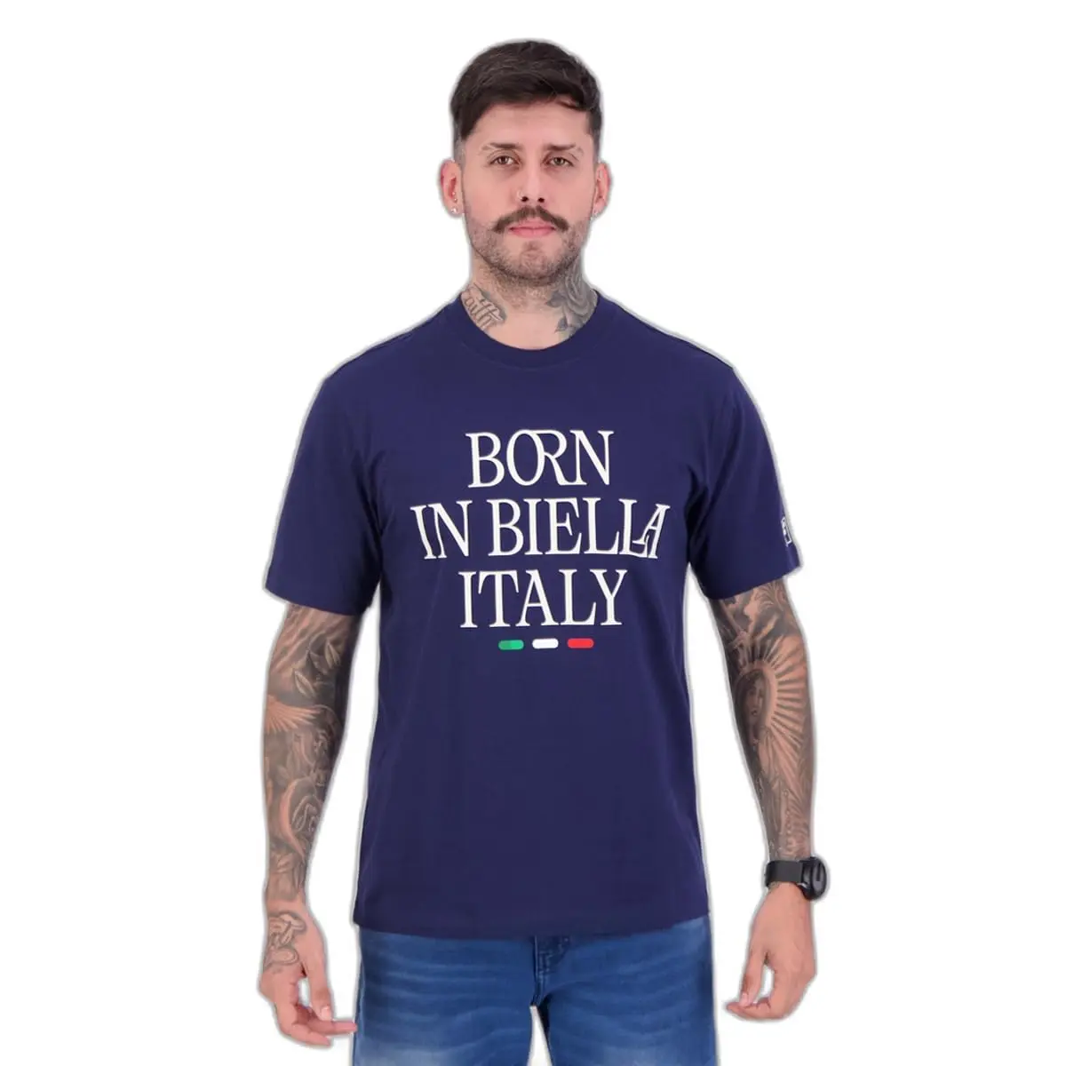 Camiseta Masculina Fila Comfort Born In Biella Letter