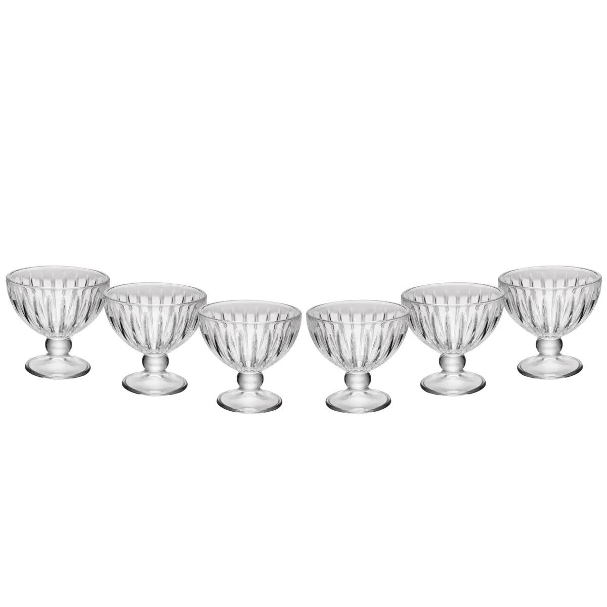 WOLFF - Conjunto 6 Taças para Sobremesa de Cristal Bangkok 260ml
