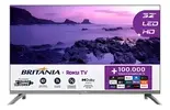 [MELI+] Smart TV Britânia 32 HD LED com Roku e Dolby Audio - 1