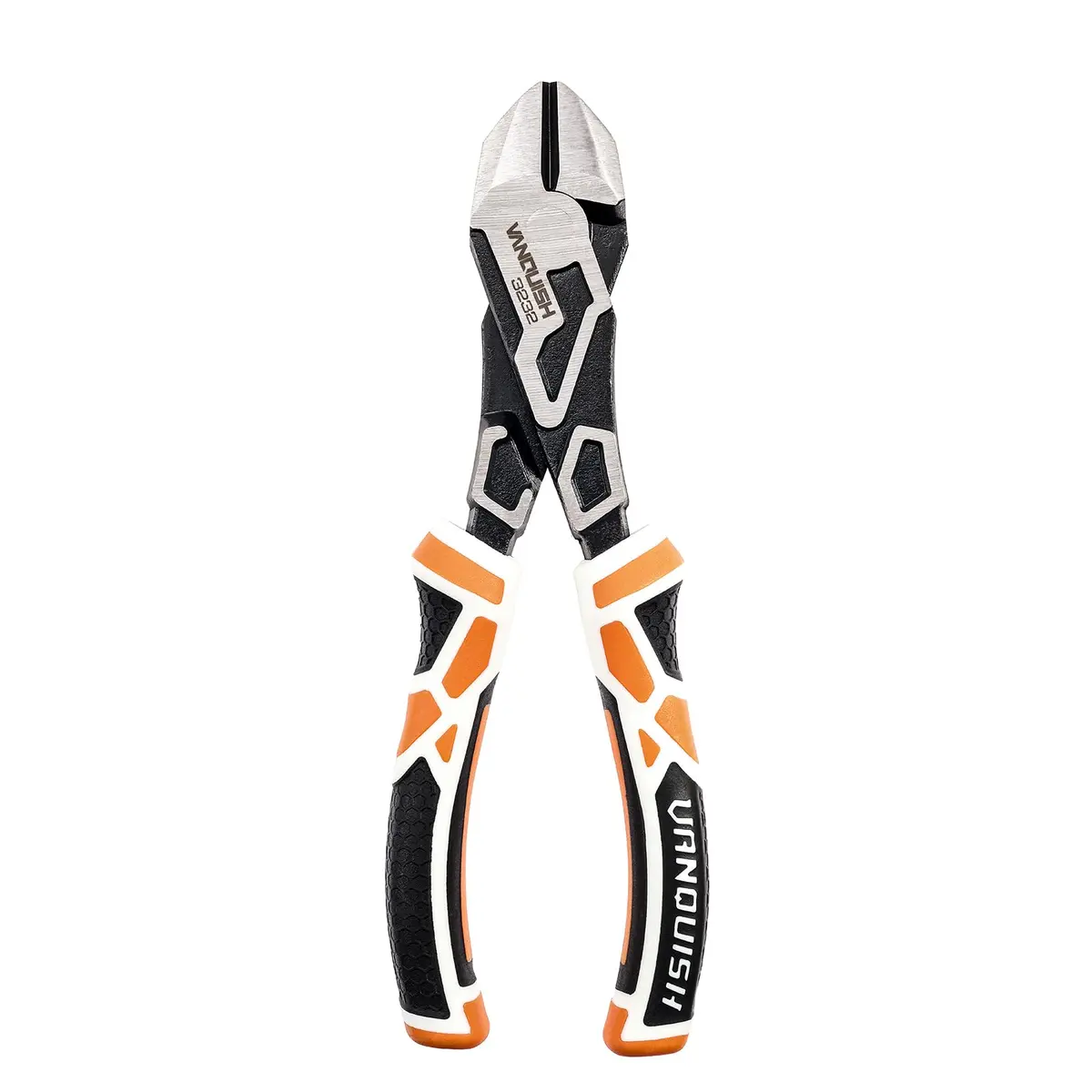 Vanquish Alicate de Corte Diagonal Resistente 3232 de 17 cm com Alta Alavancagem e Cabo Ergonômico em TPR Tricolor
