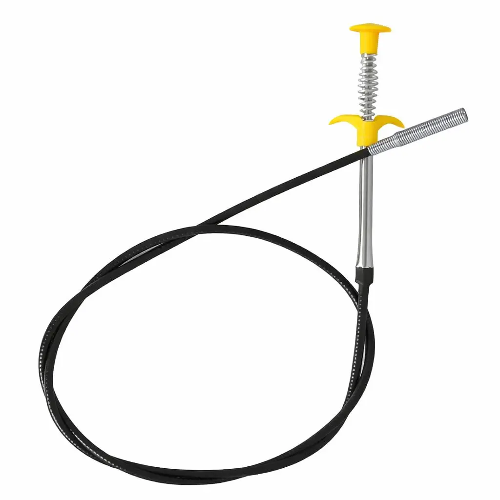 Desentupidor Flexível com Garras 90cm em Aço Inoxidável para Pia, Ralo e Cano – Pega Cabelo