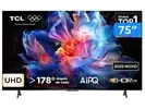 Smart TV 75 Polegadas 4K TCL 75P6K Google TV HDR10+ Processador AiPQ