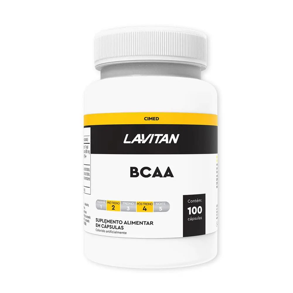 BCAA Lavitan com 100 Cápsulas - 1