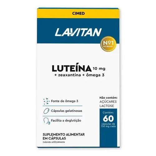 Suplemento Alimentar Lavitan Luteína 60 Comprimidos - 1