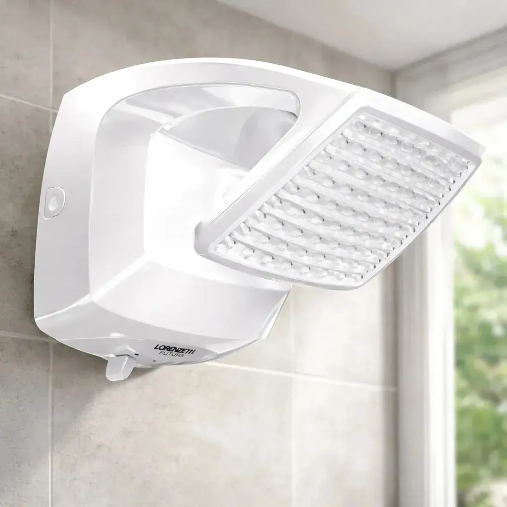 Lorenzetti Futura Ducha de Parede Multitemperaturas Design Moderno Branco 7500W thumbnail 5
