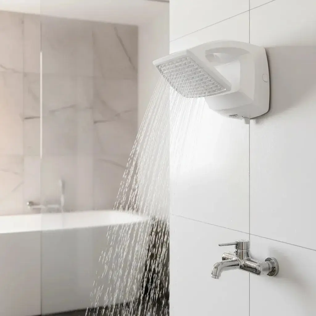 Lorenzetti Futura Ducha de Parede Multitemperaturas Design Moderno Branco 7500W thumbnail 7