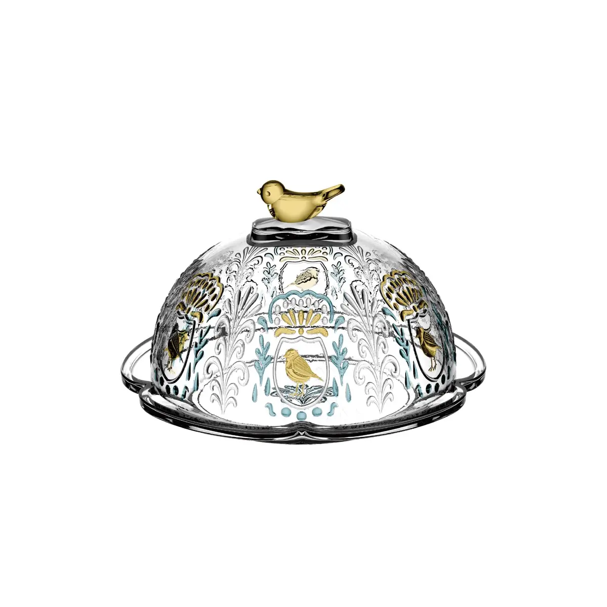 Prato com Tampa - Canary - Cristal - Amarelo - Full Fit