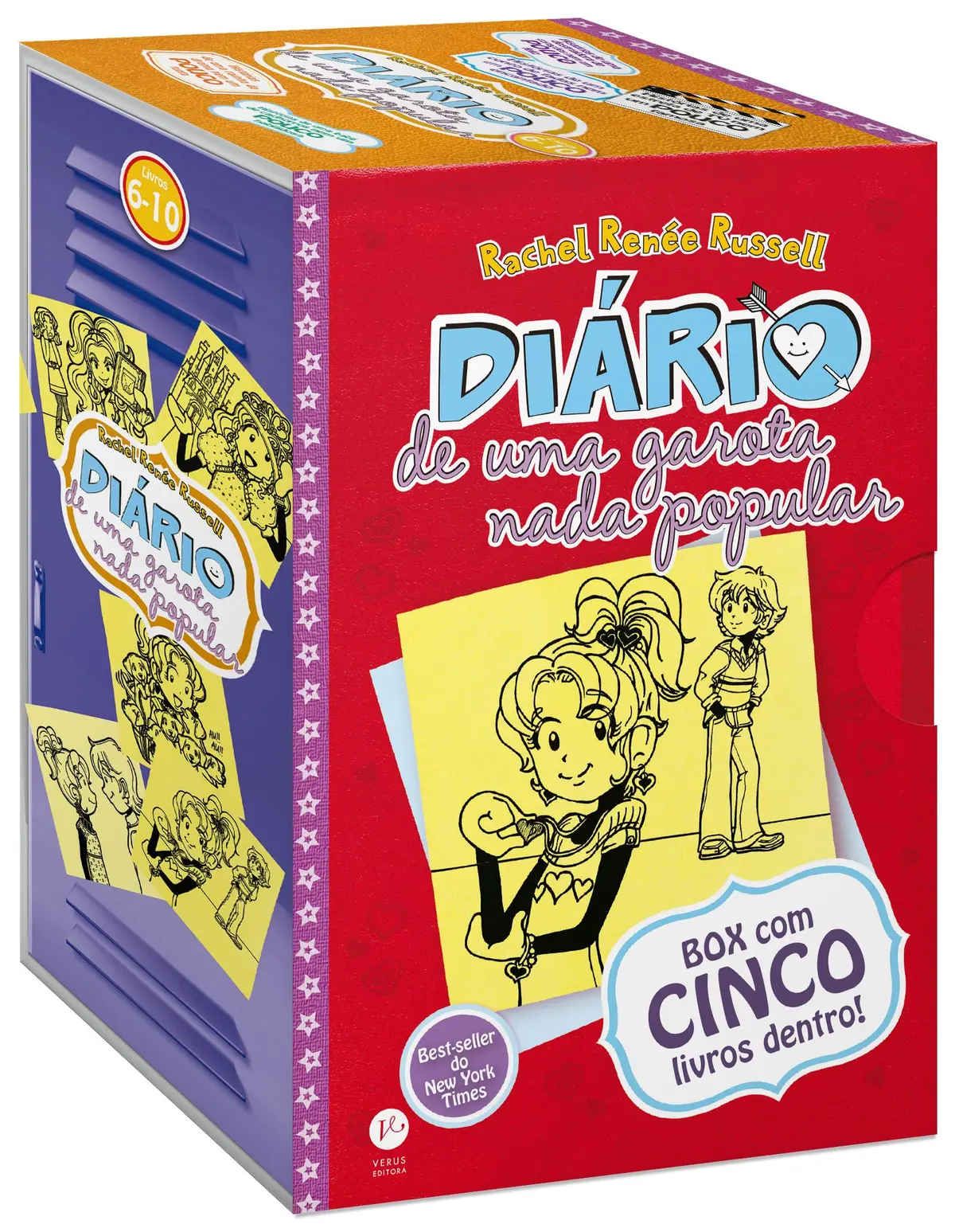 Box Diário de uma garota nada popular (Vol. 6 a 10 - Edição de bolso)