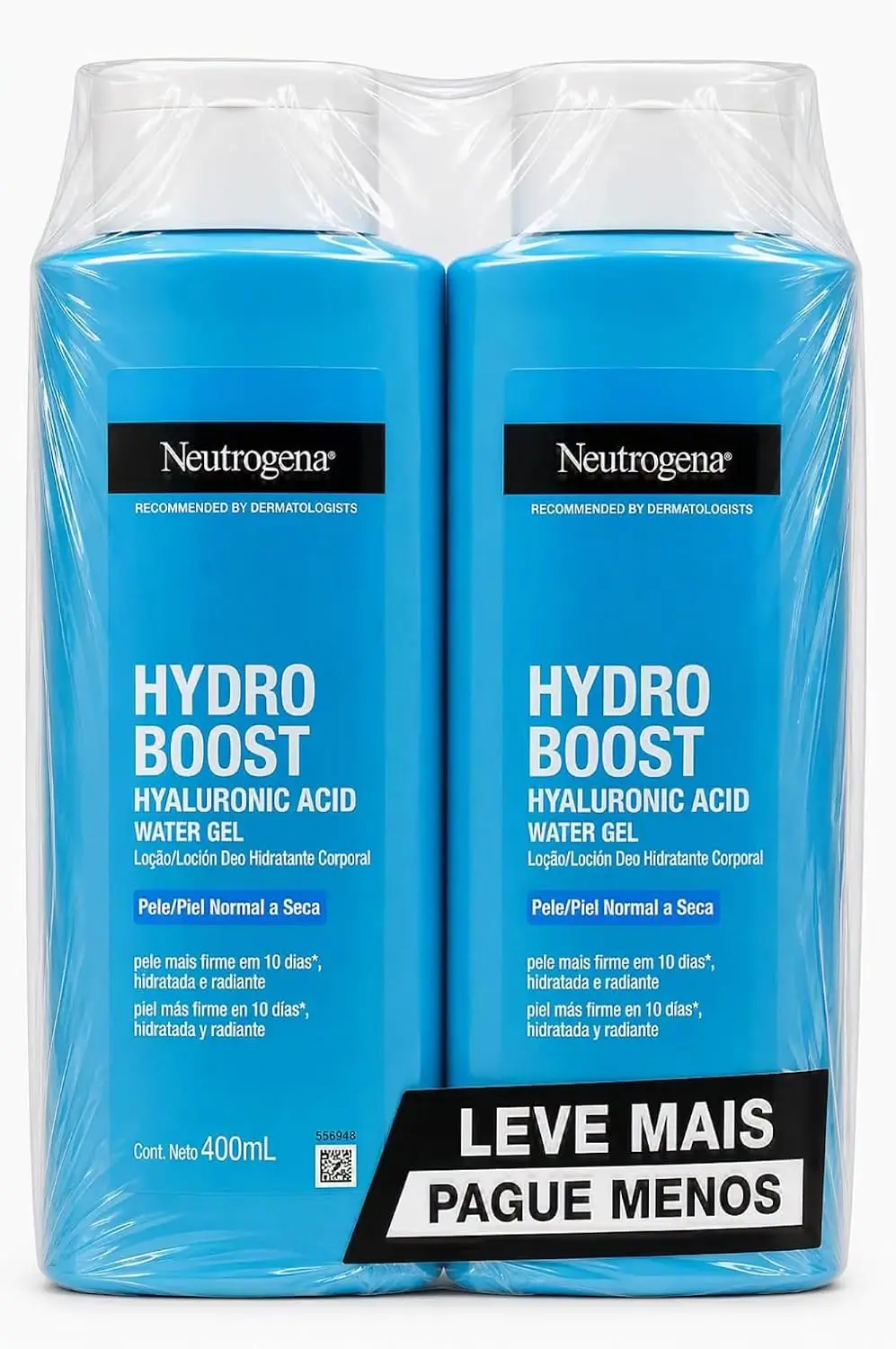 Hidratante Corporal Neutrogena Hydro Boost Water Gel, 2 Unidades de 400ml - 1