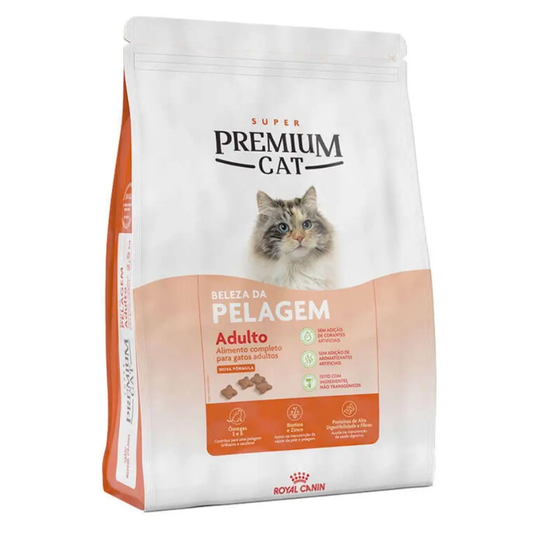 Ração Para Gatos Cat Premium Adulto Beleza da Pelagem 7,5kg Royal Canin - 1
