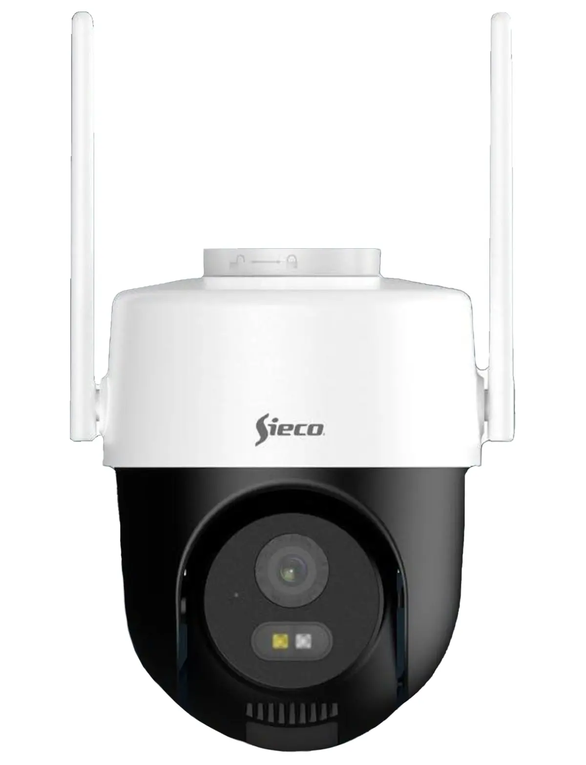 Sieco Câmera de Segurança Wi-Fi 360º S38pt, 4MP Ultra HD, IP65, Visão Noturna, Áudio Bidirecional, Detecção de Movimento, Compatível com Alexa e Google, Armazenamento até 512GB, Monitoramento Remoto - 1