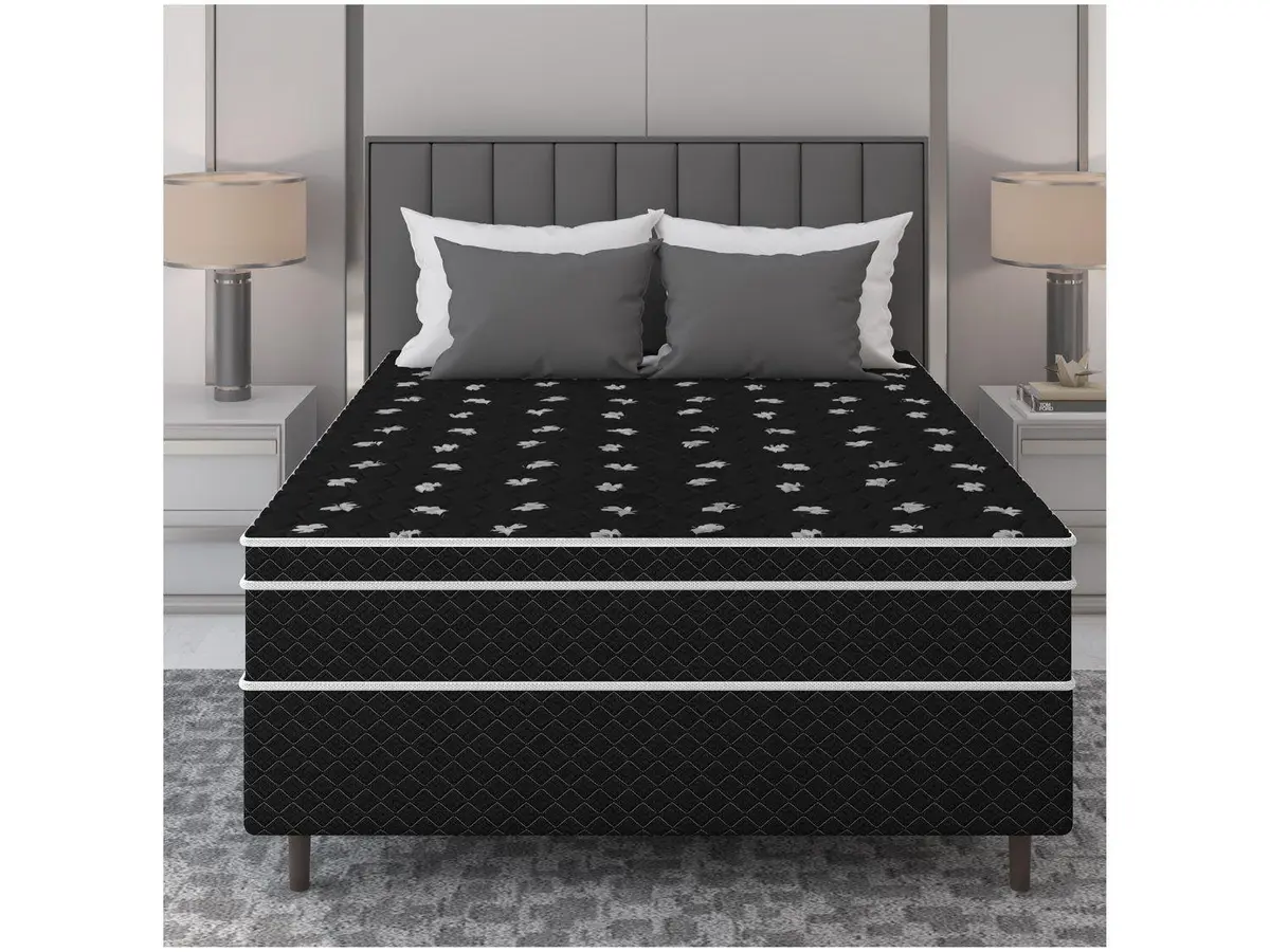 Umaflex - Cama Box Conjugada Casal de Espuma 138x52x188cm Carol - 1