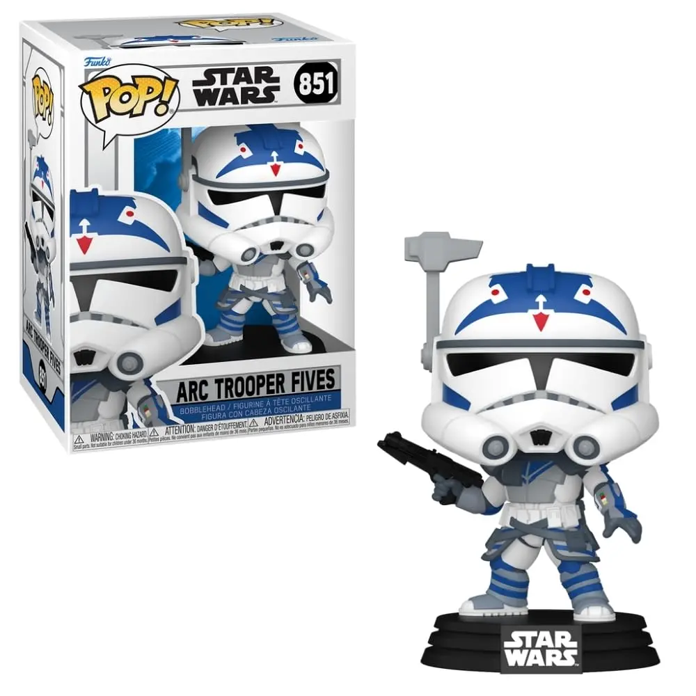 Candide, Boneco, Funko POP! ARC Trooper Fives, Star Wars | Figura em Vinil, Miniatura de Personagem, Aproximadamente 12 cm de Altura