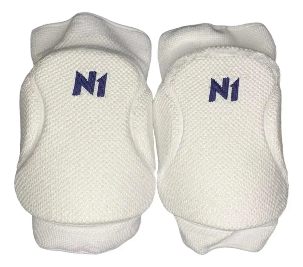 Joelheira De Vôlei Profissional N1 Sports Spry Knit 3d Cor Branco Tamanho Gg