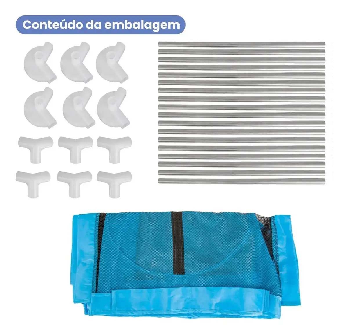 Atentu Cercadinho Para Bebê Cor Azul Infantil Chiqueirinho Criança thumbnail 6