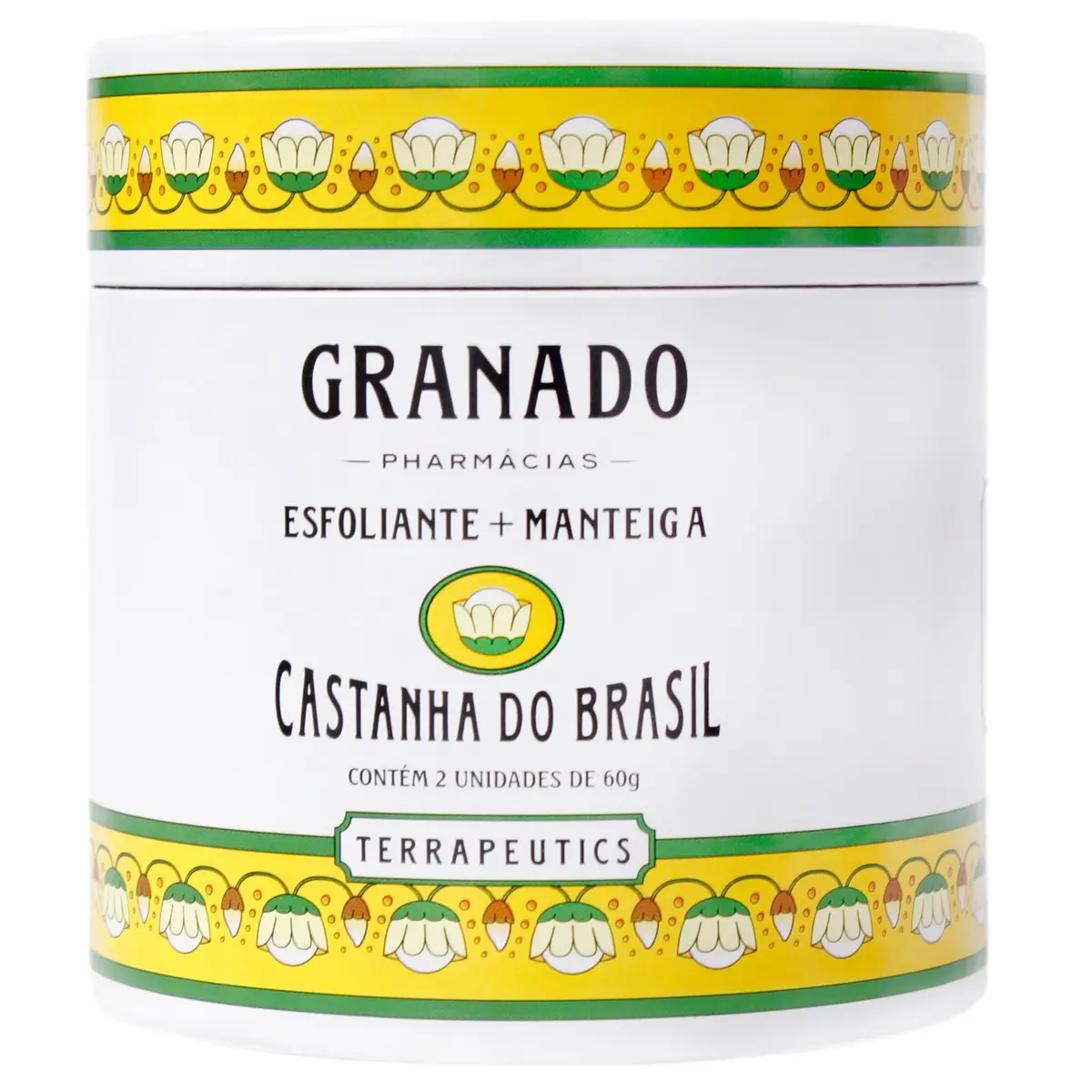 Granado Kit Terrapeutics Manteiga e Esfoliante, Castanha, 60g | Kit com produtos para um tratamento completo da pele