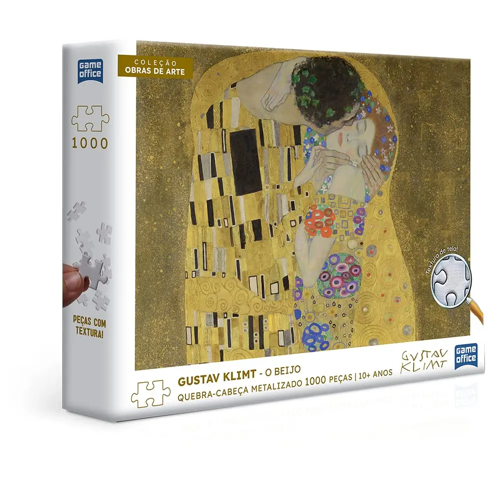 Toyster - Quebra-cabeça: Gustav Klimt: O Beijo - 1000 peças - Game Office - 1