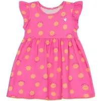 Infantil - Vestido floral em meia malha Brandili