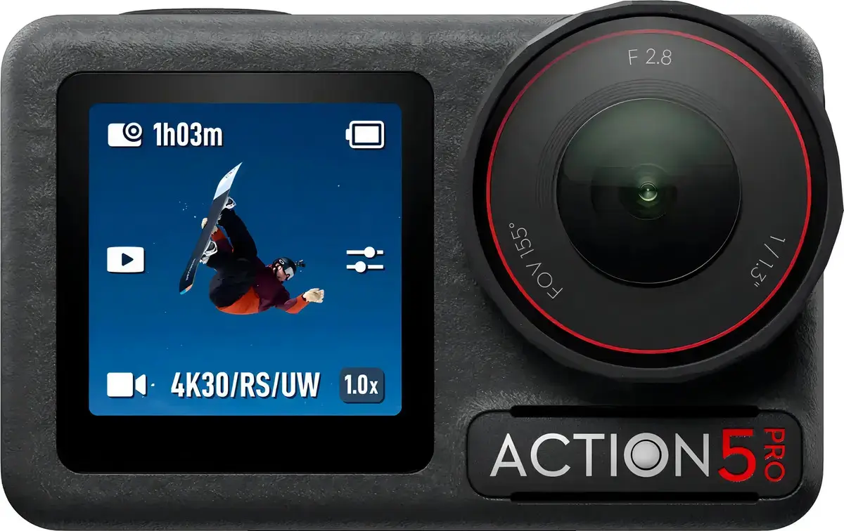 Câmera de ação Dji Osmo Action 5 Pro 4k Combo Adventure preta thumbnail 3