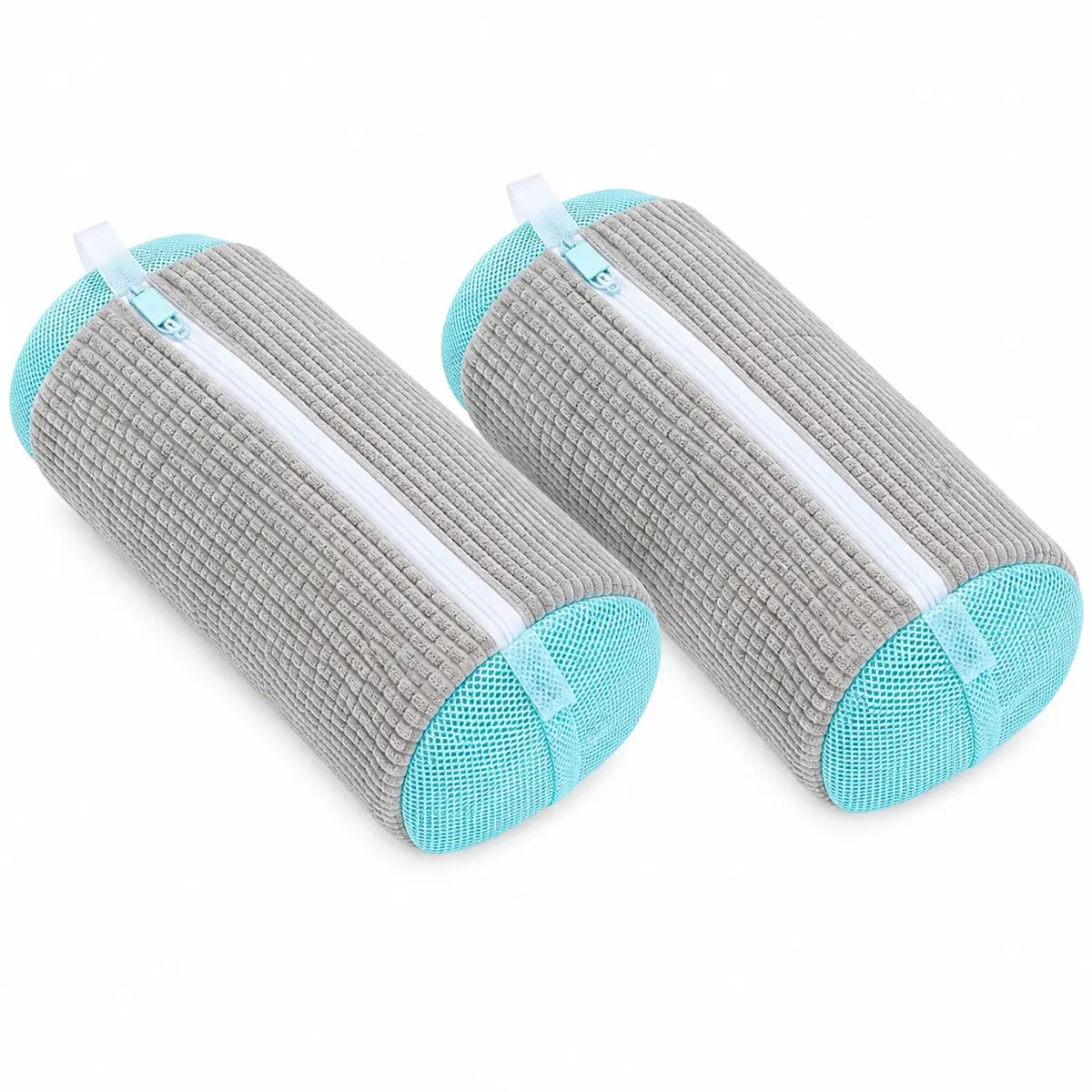 Saco para Lavagem de Calçados 18x35cm com Zíper Reforçado (2) | Protetor para Tênis na Máquina de Lavar | Bolsa Lavável Reutilizável para Sapatos e Tênis