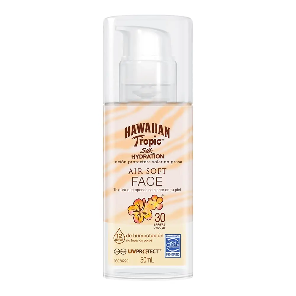 HAWAIIAN TROPIC AIR SOFT FACE PROTETOR FPS 30 50ML