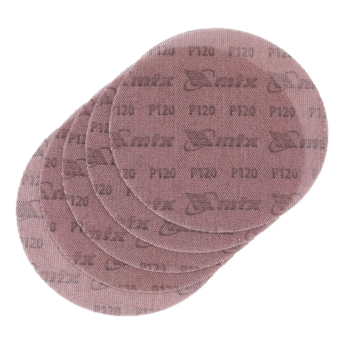 MTX Disco de Lixa com Velcro P120 (150 mm), 5 Peças, Lixa Abrasiva de Alta Resistência para Madeira, Metal e Diversas Superfícies