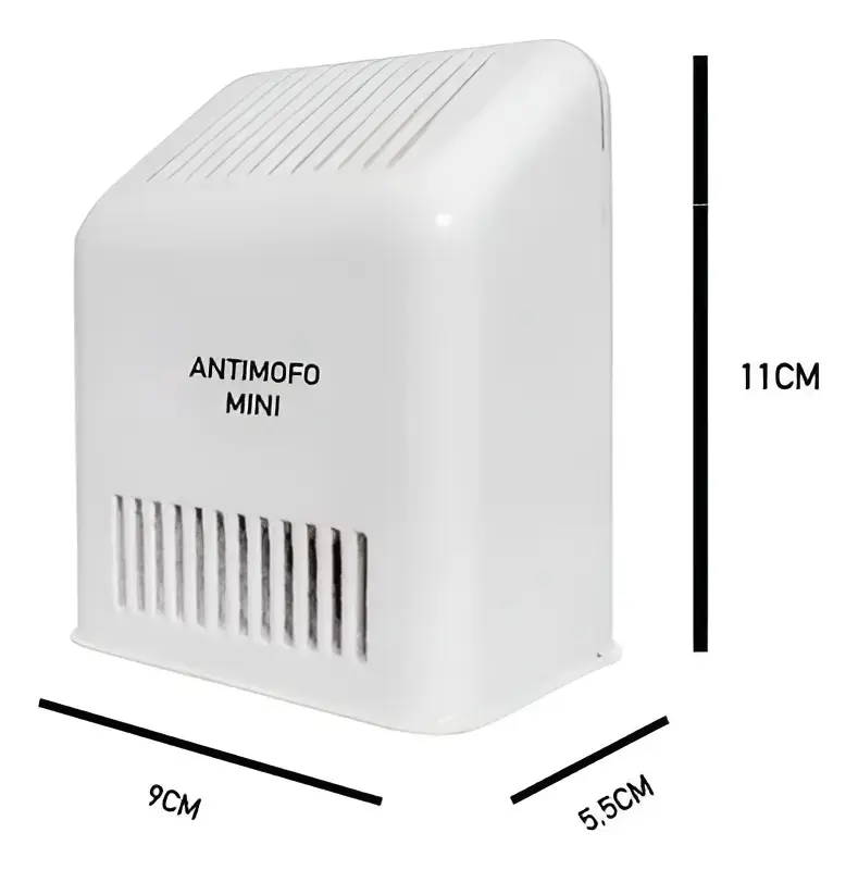 Mini Desumidificador Armário Closet Antimofo P&W Branco 4 m² Elétrico