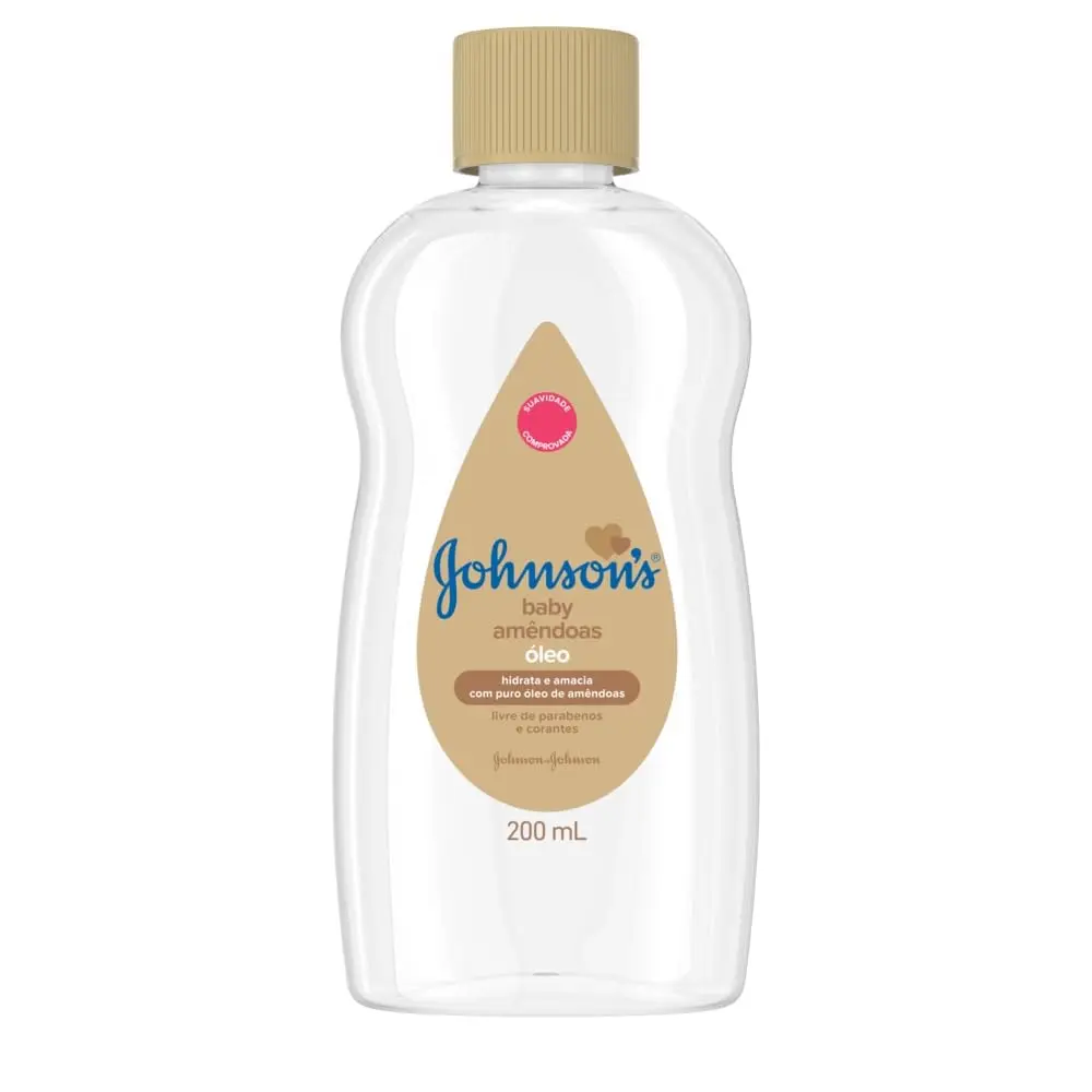 Óleo Hidratante de Amêndoas para Bebê Johnson's Baby, 200ml