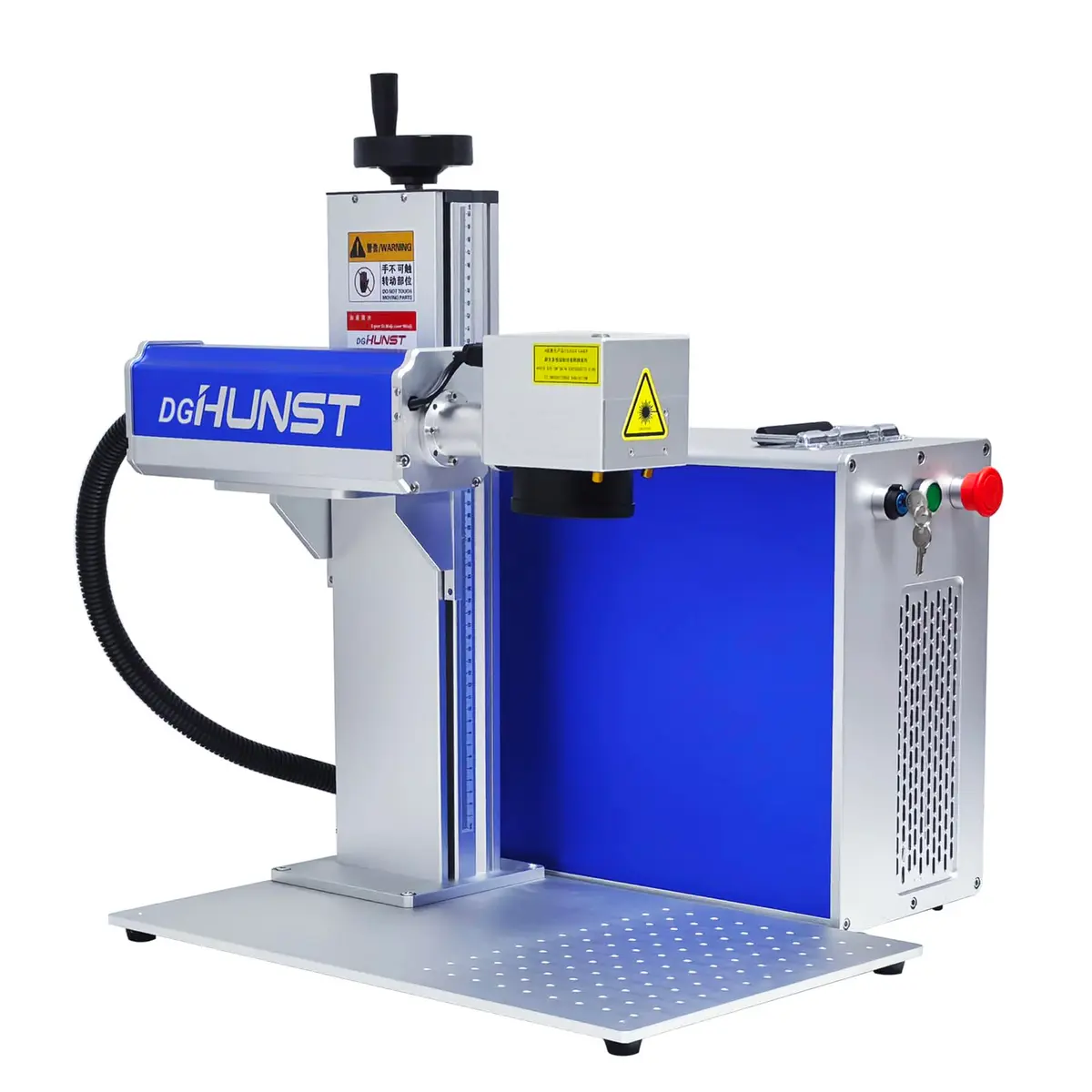 Máquina de marcação a laser de fibra DGHUNST Raycus 50W, gravadora de metal em aço inoxidável para marcação de metal (Raycus 50W) - 1